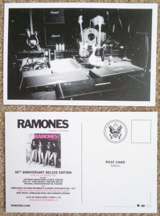 Ramones Album Postcard Rocket To Russia 40th Anniversary Deluxe Edition
