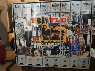 The Beatles Anthology (vhs,  1996,  8 - Tape Set) Pre - Owned Set