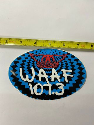 Aerosmith Big Ones Waaf Sticker Promo Rare