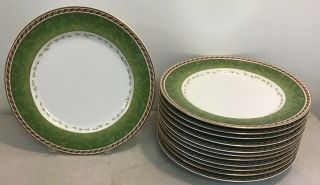 12pc.  Set Royal Albert Old Country Roses Seasons Of Colour Pattern Dinner Plates
