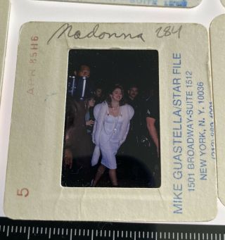 Madonna 1985 All White Outfit Celebrity Music 35mm Transparency Slide