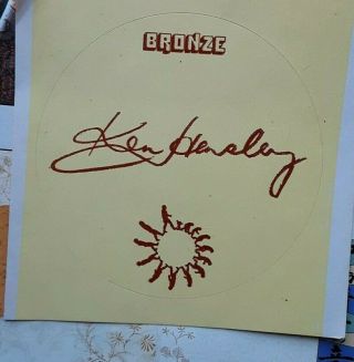 Uriah Heep Ken Hensley Bronze Records Sticker