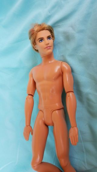 Barbie Fashionistas Ryan Ken doll Jointed Articulated OOAK OR PLAY nude 3
