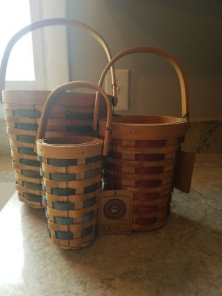 Boyds Large,  Medium And Small Baskets - - - Megan 