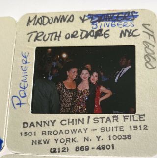 Madonna Truth Or Dare Premiere Arrival Music 35mm Transparency Slide 1991
