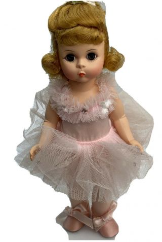 Vintage Madame Alexander Doll 8 Inch Ballerina Blonde 330 Box