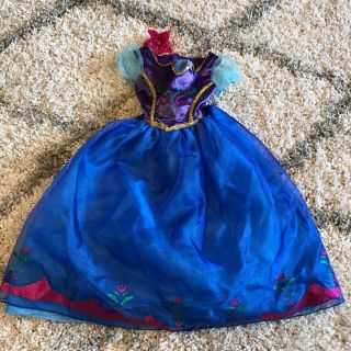 Orig Dress And Flower For The 38 " Anna My Size Frozen Doll Jakks Pacific Disney