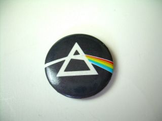 Vintage Pink Floyd Button from the 80 ' s Dark Side of the Moon 2