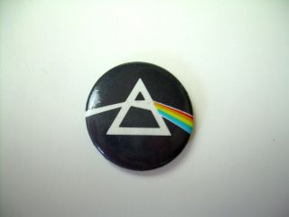 Vintage Pink Floyd Button from the 80 ' s Dark Side of the Moon 3