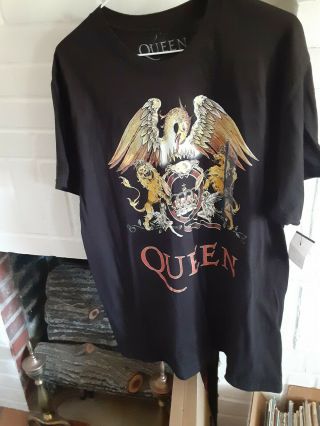 Queen Logo (distressed) T - Shirt Officially Licensed Merchandise