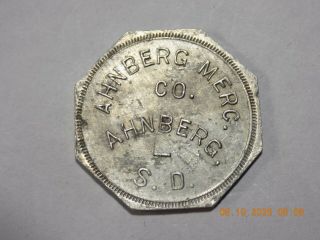 South Dakota - Ahnberg Merc.  / Co.  / Ahnberg,  / S.  D.  // Good For / $1.  00 / It