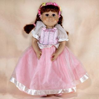 Our Generation Battat 18 " Girl Doll Brown Hair Dark Complexion With Extra Outfit