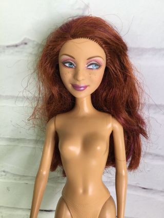 Mattel Barbie My Scene Goes Hollywood Lindsay Lohan Doll Red Hair Freckles NUDE 2