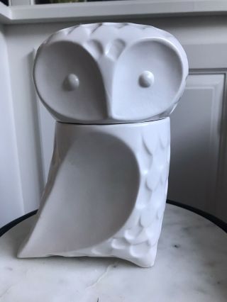 Jonathan Adler Ceramic Owl Canister 2800 Retired Piece Home Decor Refresh