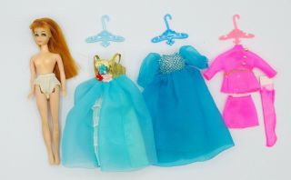 Vtg Glori Dawn Doll Topper Toys 1970 813 Blue Pouf 712 Party Puffery 726 Sundae