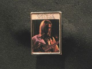 Genesis Vintage Pin Badge Uk Import Phil Collins Peter Gabriel Hacket Rutherford