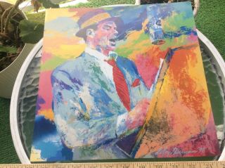Frank Sinatra Flat Poster 12x12 Inch Artwork By Leroy Neiman For “duets” Capital