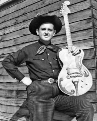 Country Singer Merle Travis Glossy 8x10 Photo Poster Western Swing Music Print