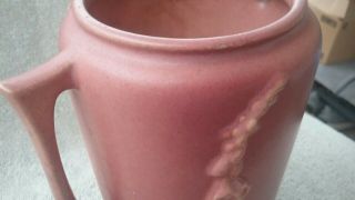 Vintage Roseville Pottery Foxglove Double Handle Vase 45 - 7 