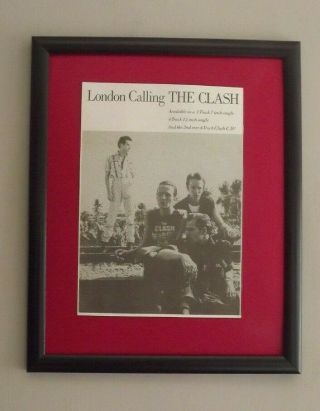 The Clash - London Calling Uk Press Advert 1979
