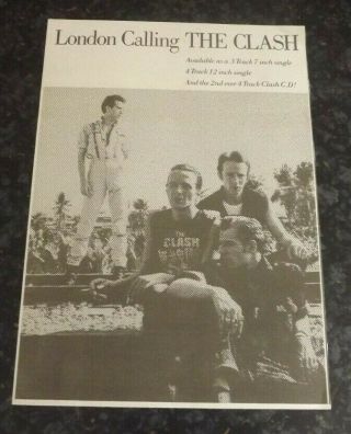 The Clash - London calling UK Press Advert 1979 2