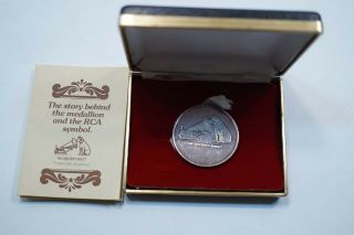 1977 Rca 25 Years Of Tv Broadcasting 925 Silver Medal 31.  5 Gr A759