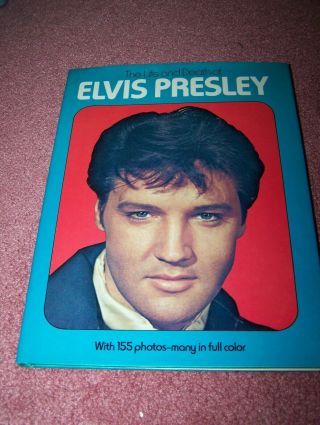 The Life And Death Of Elvis Presley,  Rare 1977 Book,  Vintage,  Color Photos