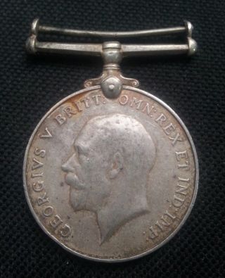 1914 - 18 British India 1st World War Kg V Medal Named 453 Sepoy 1 - 56 Rfls F.  F
