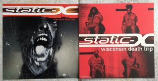 Static X Wisconsin Death Trip Promo Poster 2 - Sided 12 " X12 " 1999