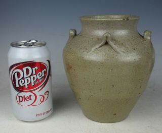 Jugtown Pottery Salt Glaze 4 - Handle Vase/jar - North Carolina