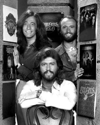 Musical Group Bee Gees Glossy 8x10 Photo Print Portrait Barry Robin Maurice Gibb
