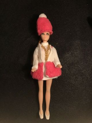 Topper Dawn Doll Friend Glori In Furry Flounce