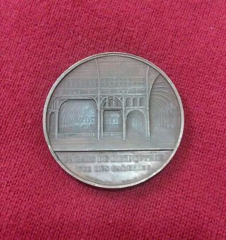 1855 France Exposition Universelle,  Palace Of Industry Copper Medal,  Wiener