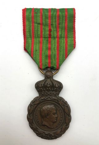 Ca 1856 French St Helena Medal Commemorating Napoleon I