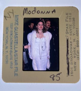 Madonna 1985 Celebrity Music 35mm Transparency Slide