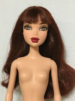 Barbie My Scene Rebel Style Chelsea Doll Highlighted Auburn Red Hair Bangs