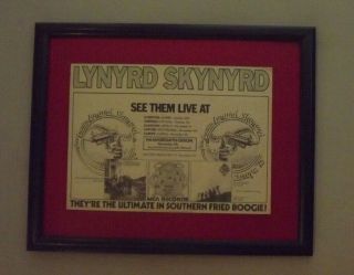 Lynyrd Skynyrd Uk Tour Uk Press Advert 1975