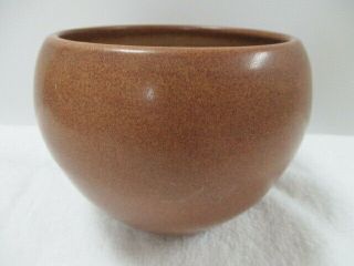 Marblehead Pottery Quat 4 " Vase Matte Brown Arts And Crafts