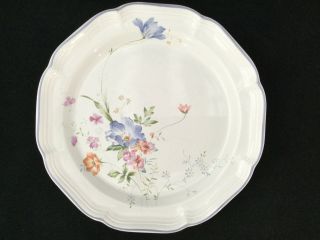 Set Of 8 Mikasa French Countryside Blue Bouquet F9004 Dinner Plates - Ships