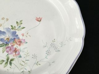 Set of 8 Mikasa French Countryside BLUE BOUQUET F9004 Dinner Plates - SHIPS 3