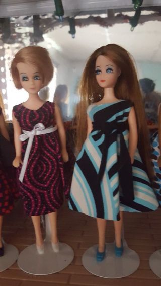 Six (6) Handmade Dresses for Dawn dolls and Dawn size dolls (Topper,  Clones) 3