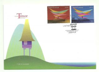East Timor 2000 - Untaet Fdc With Set