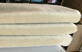 English Mohair Vintage Bear Fabric - 1/2 Yard - Sand Color - 1/2 " Pile Length