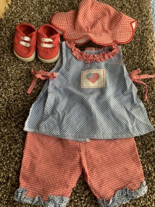 American Girl Bitty Baby Doll Clothes Outfit Pinic Summer