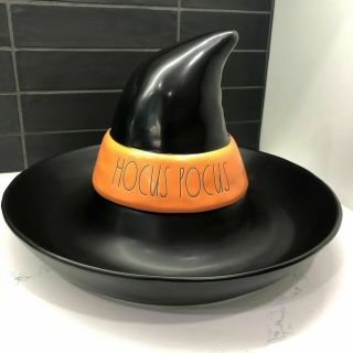 Rae Dunn Hocus Pocus Witch Hat Chips And Dip Bowl