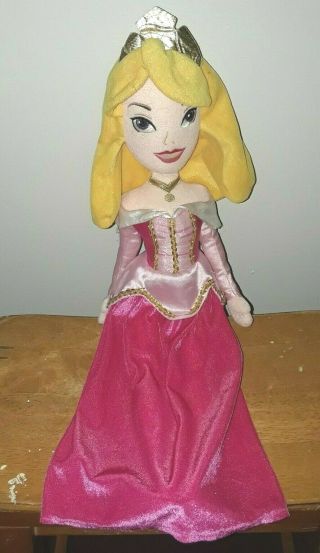 Disney Store Soft Plush Doll Sleeping Beauty Princess Aurora 20 "
