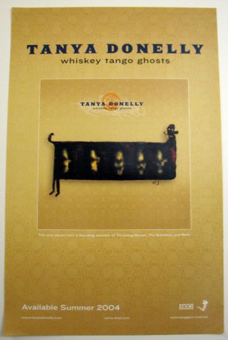 Tanya Donelly Whiskey Tango Ghosts Poster 4ad Throwing Muses Belly