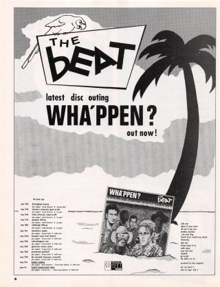 Smash Hits 1981 A4 Page Poster Advert Wha 