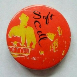 Vintage Soft Cell Badge Early 1980 