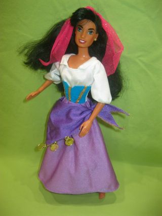 1995 Mattel 15311 Disney The Hunchback Of Notre Dame Esmeralda Articulated Doll